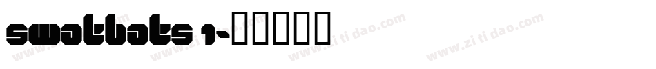 Swatbats 1字体转换